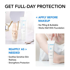 Y.O.U SUNBRELLA 8X Intensive Care Watery Sunscreen SPF 50+ PA++++ 40ml