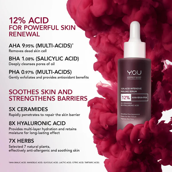 Y.O.U Reeffect Boost 12% Acid Intensive Peeling Serum
