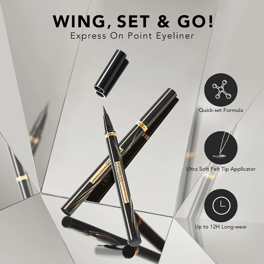 Y.O.U Express On Point Eyeliner - 01 Black- 0.5mL