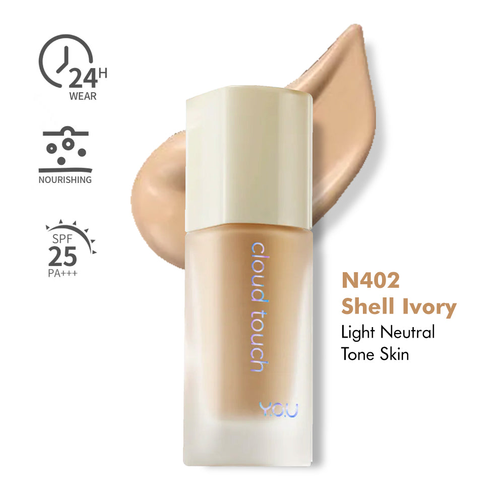 Y.O.U Cloud Touch Blurring Skin Tint SPF25PA+++ - N402 Shell Ivory
