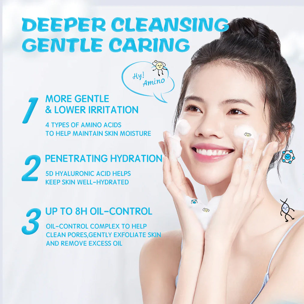 Y.O.U Hy! Amino Oil Control Facial Wash