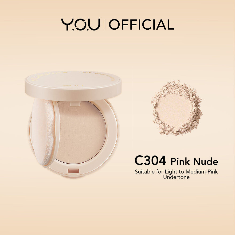 Y.O.U NoutriWear+ Silky Pressed Foundation C304 Pink Nude