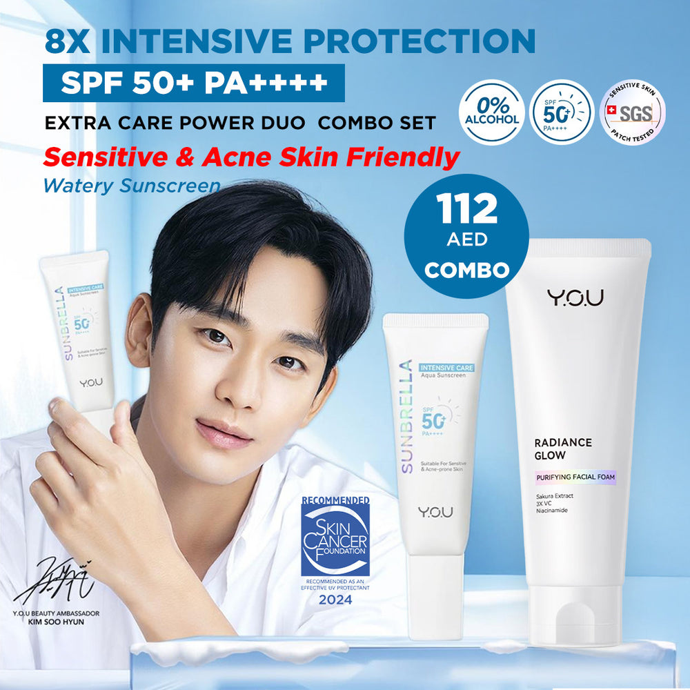 Y.O.U 8X INTENSIVE PROTECTION SPF 50+ PA++++COMBO WITH RADIANCE GLOW