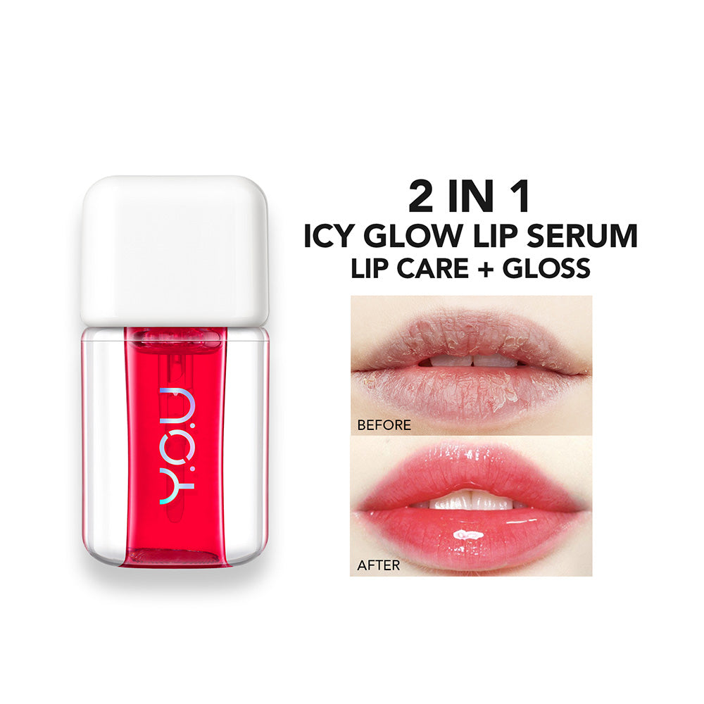 Y.O.U Simplicity Icy Glow Lip Serum - 01 Berry Crush