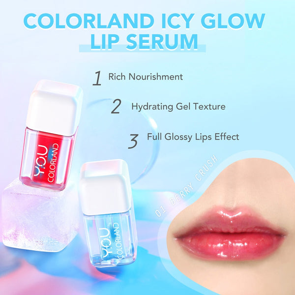 Y.O.U Simplicity Icy Glow Lip Serum - 01 Berry Crush