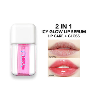 Y.O.U Simplicity Icy Glow Lip Serum - 02 Sakura Shimmer
