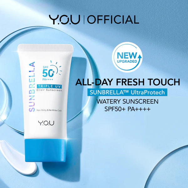 Y.O.U SUNBRELLA Triple UV Elixir Sunscreen SPF50+ PA++++ 30ml