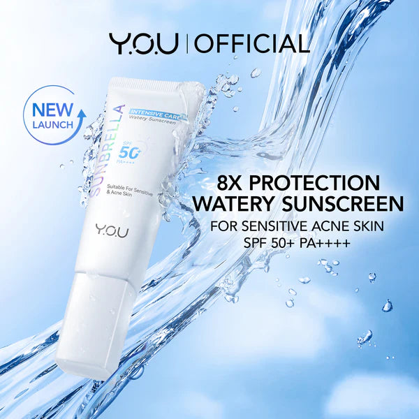 Y.O.U SUNBRELLA 8X Intensive Care Watery Sunscreen SPF 50+ PA++++ 40ml