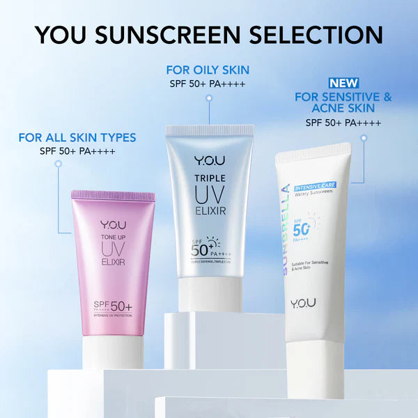 Y.O.U SUNBRELLA 8X Intensive Care Watery Sunscreen SPF 50+ PA++++ 40ml