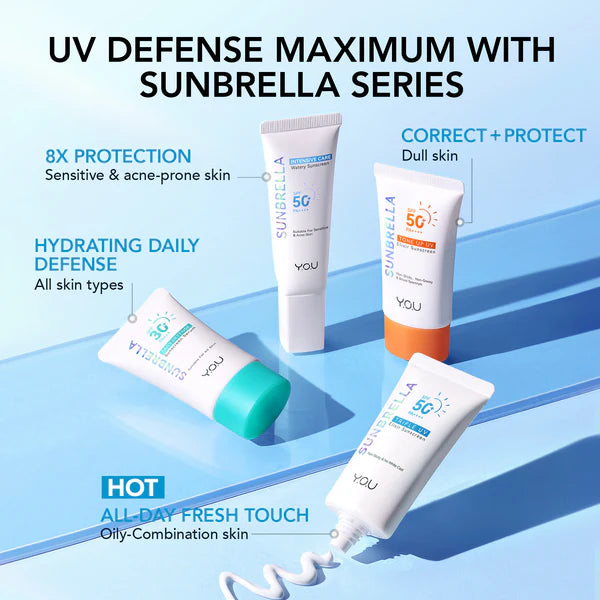 Y.O.U SUNBRELLA Triple UV Elixir Sunscreen SPF50+ PA++++ 30ml