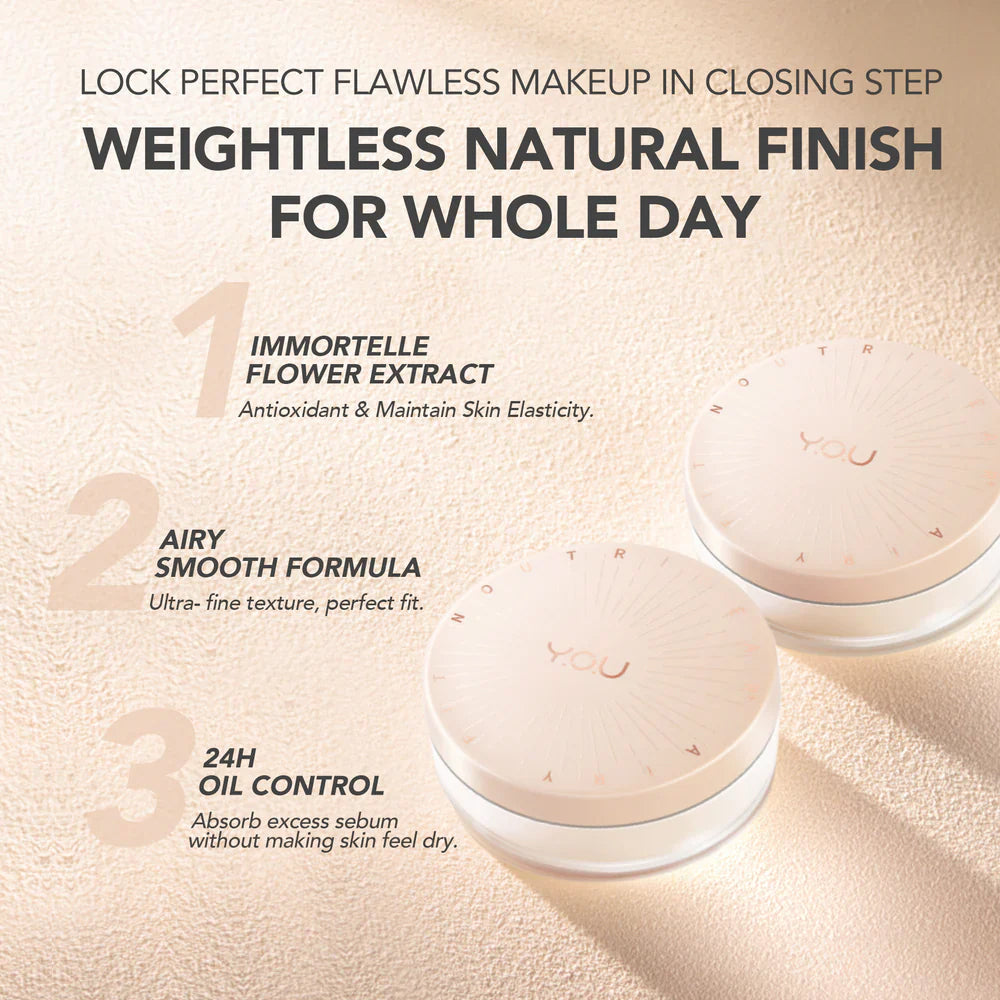Y.O.U NoutriWear+ Airy Fit Loose Powder C302 0/T Classic Ivory